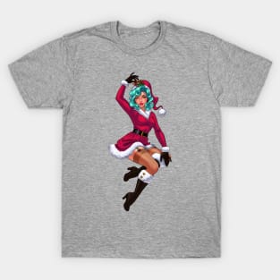 Mistletoe Pinup Christmas T-Shirt